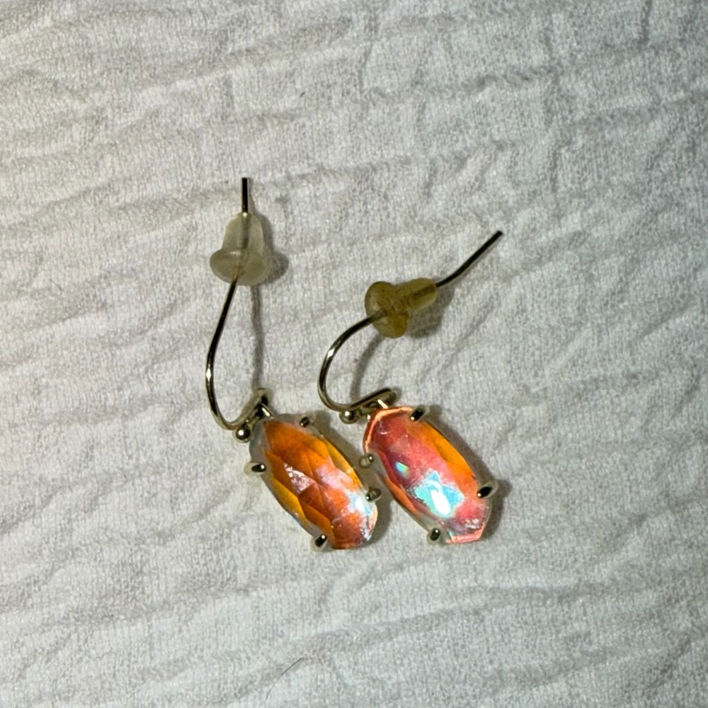 Kendra Scott Gold and Pastel Earrings - Picture 2 of 3